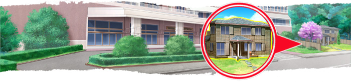 Maison luneの横にあるオンボロ学生寮 月見荘